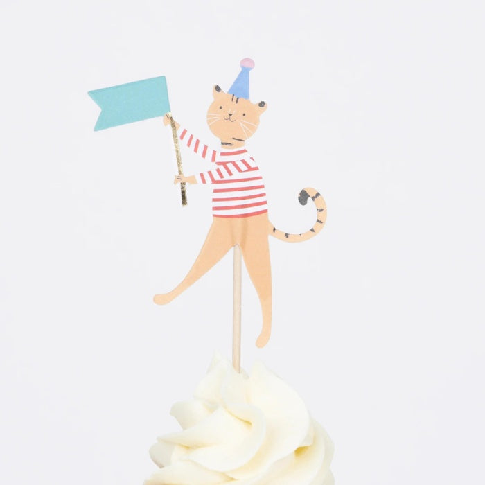 party animals feest verjaardag deco decoratie cupcake bakken feest