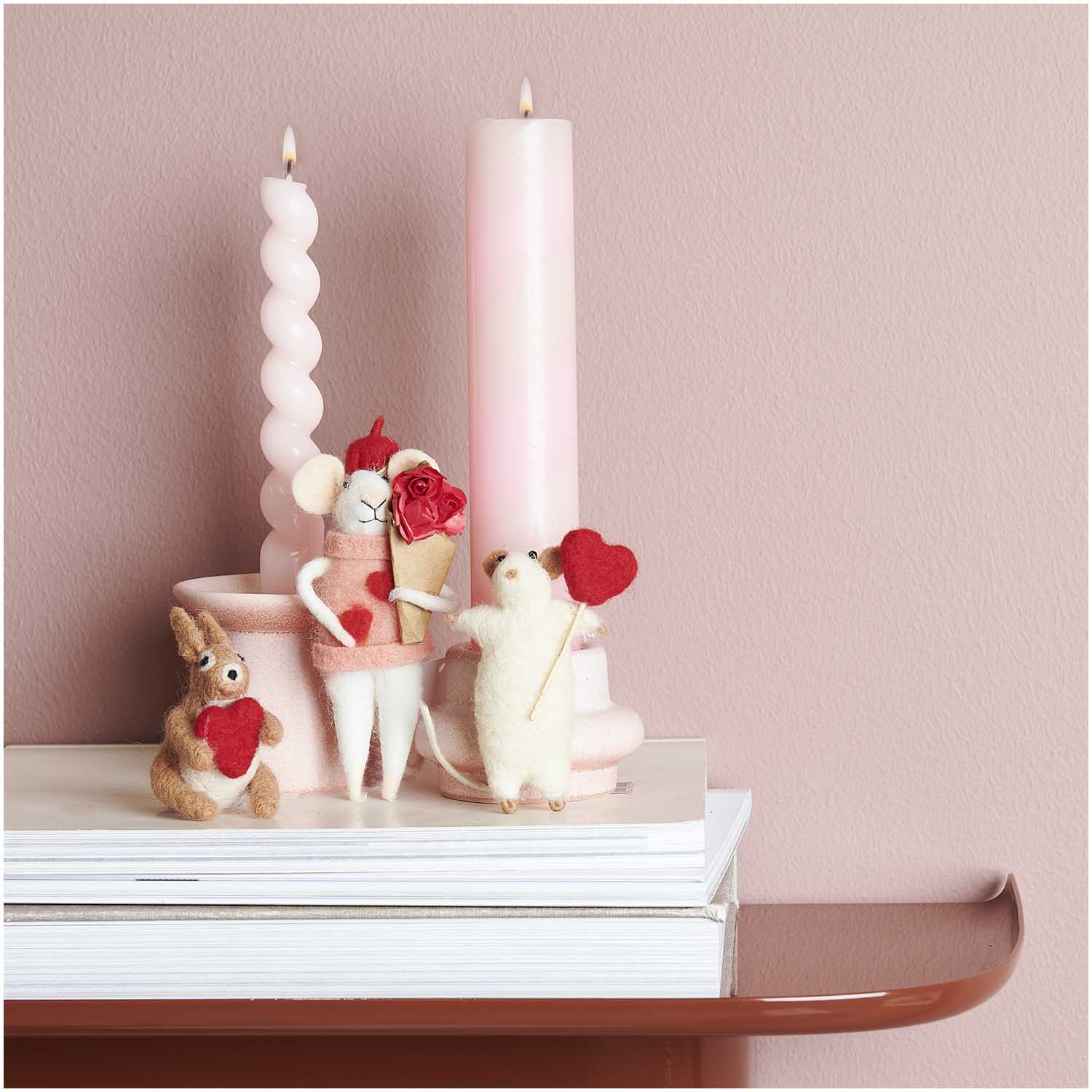 vilten hanger muis pasen feest deco decoratie