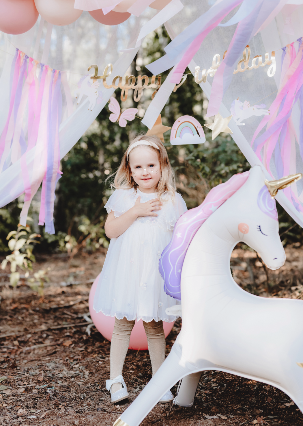 folieballon unicorn eenhoorn decoratie feest sprookjes paard ballon
