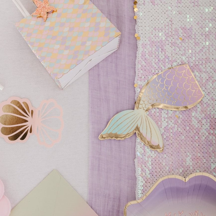 Tafelloper pastel paars deco decoratie feest