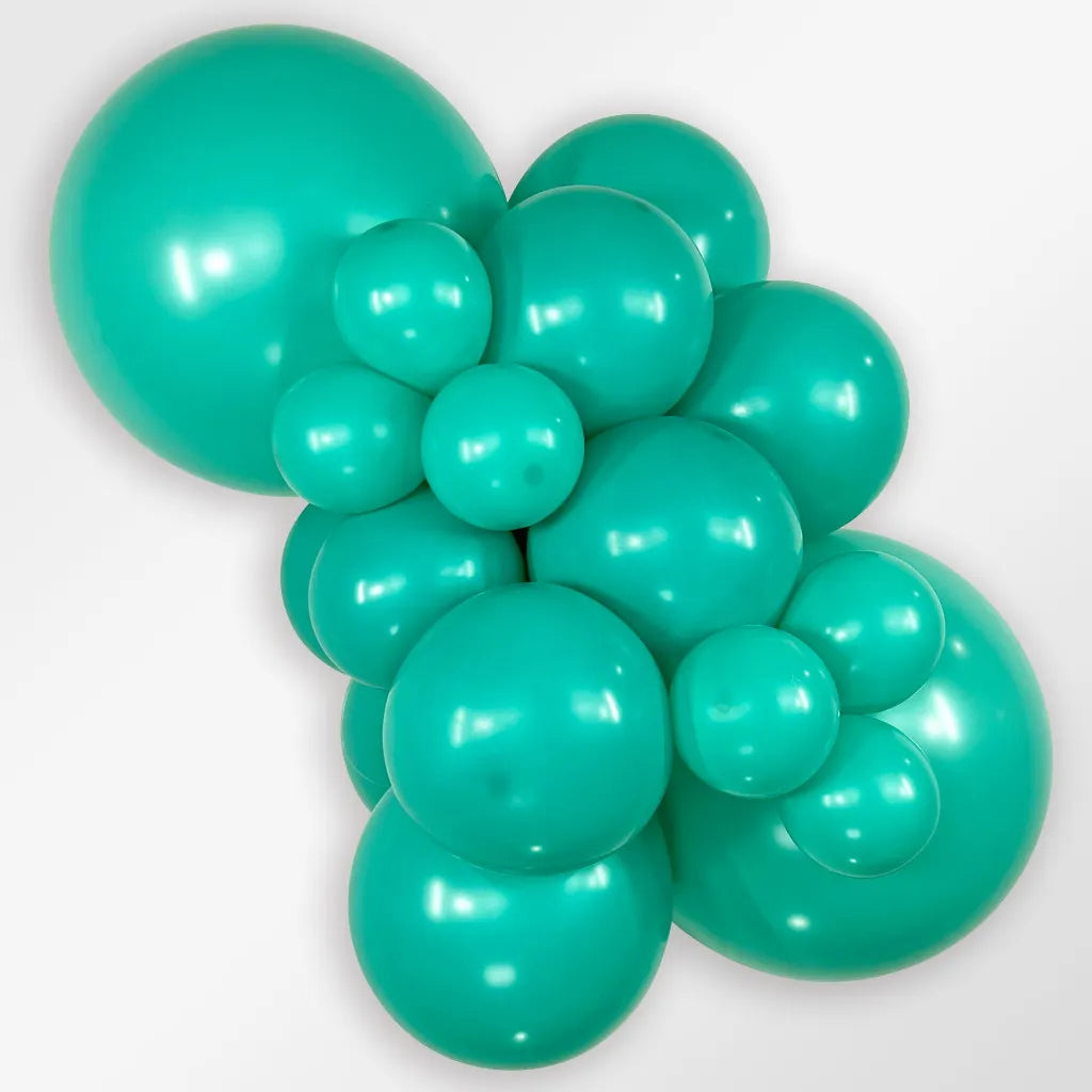 Ballon aqua blauw appelblauwzeegroen