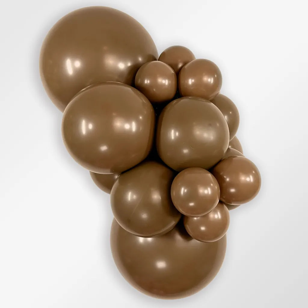 Ballon bruin koffie chocolade
