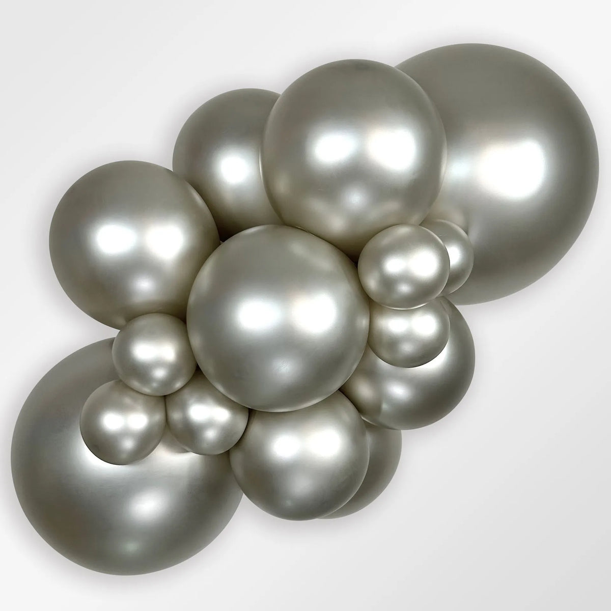 Ballon metallic zilver