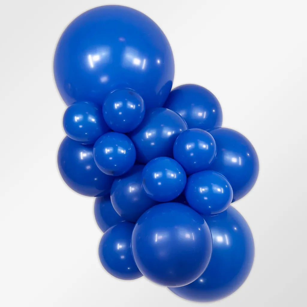 Ballonnen koningsblauw feest verjaardag