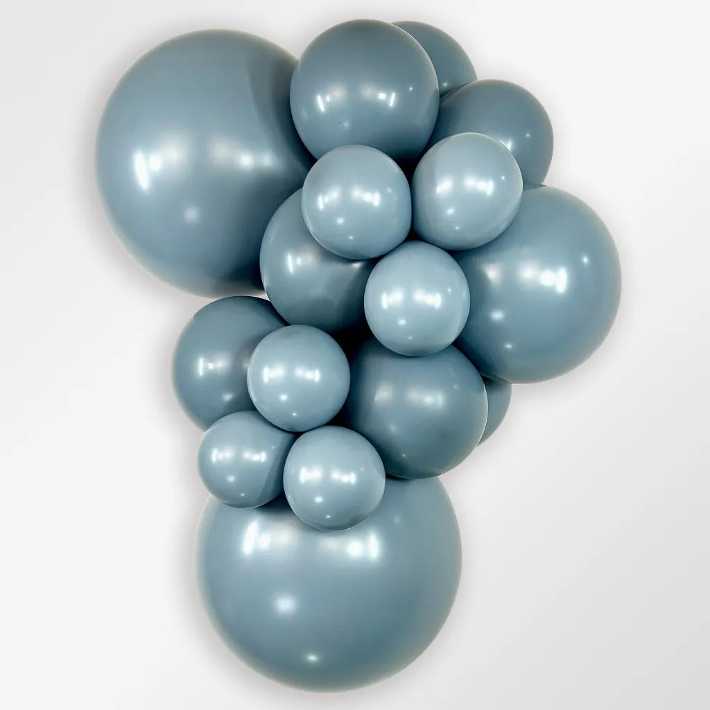 Ballonnen zacht blauw feest decoratie