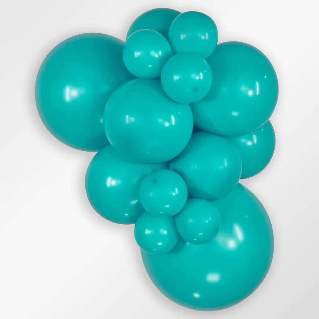 Carribean blauw ballonnen feest ballon deco decoratie verjaardag