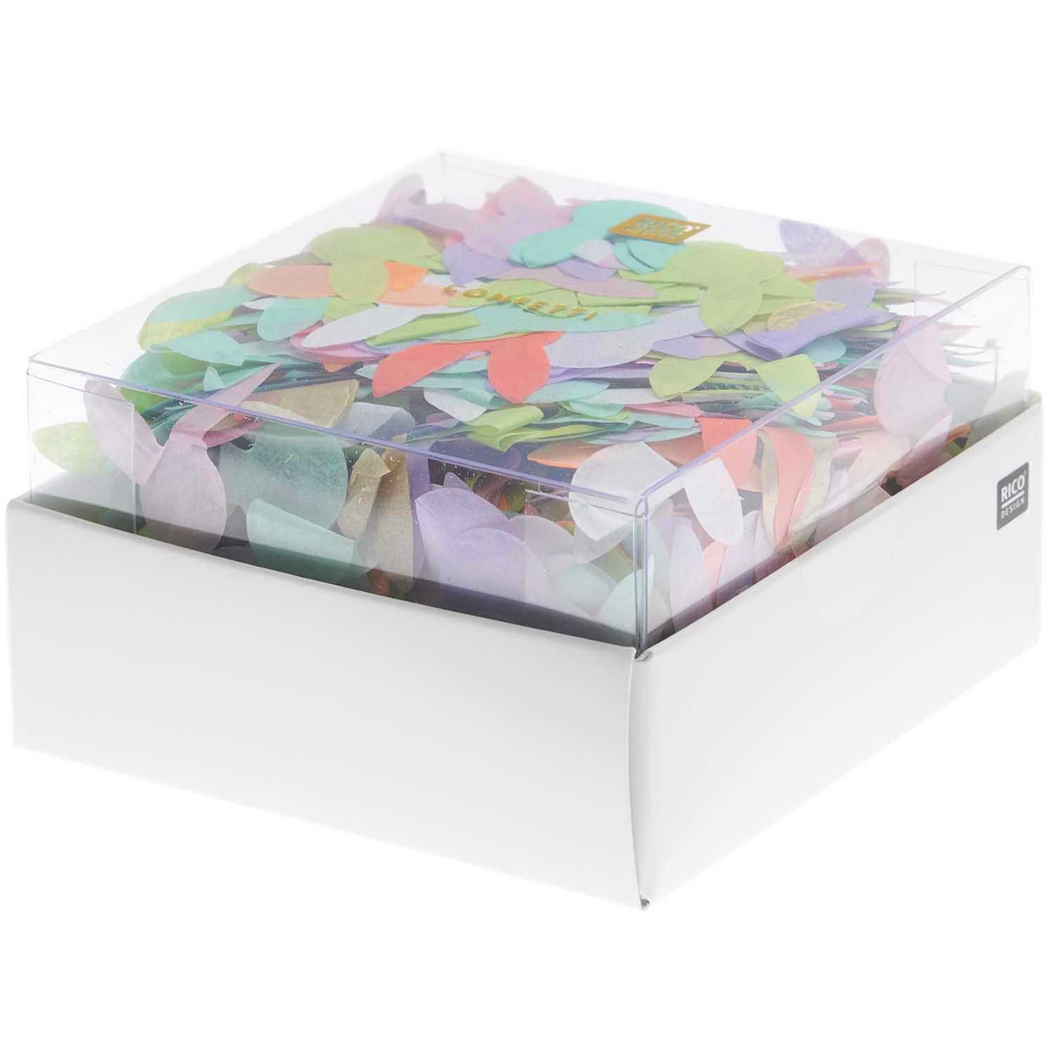 Confetti konijnen pasen feest deco lente zomer kleurrijk pastel tissue papier
