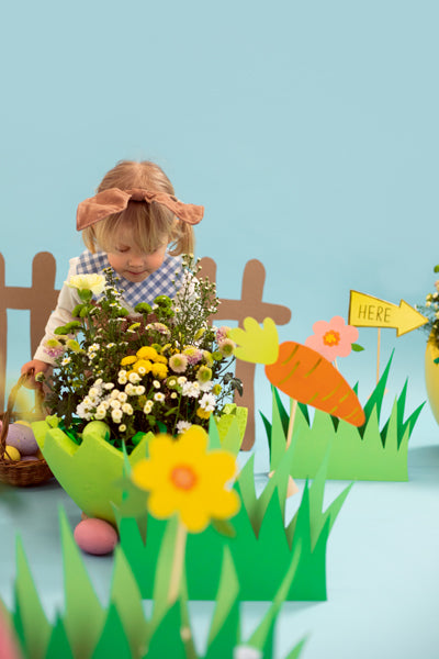 egg hunt kit eieren rapen pasen faasfeest konijn