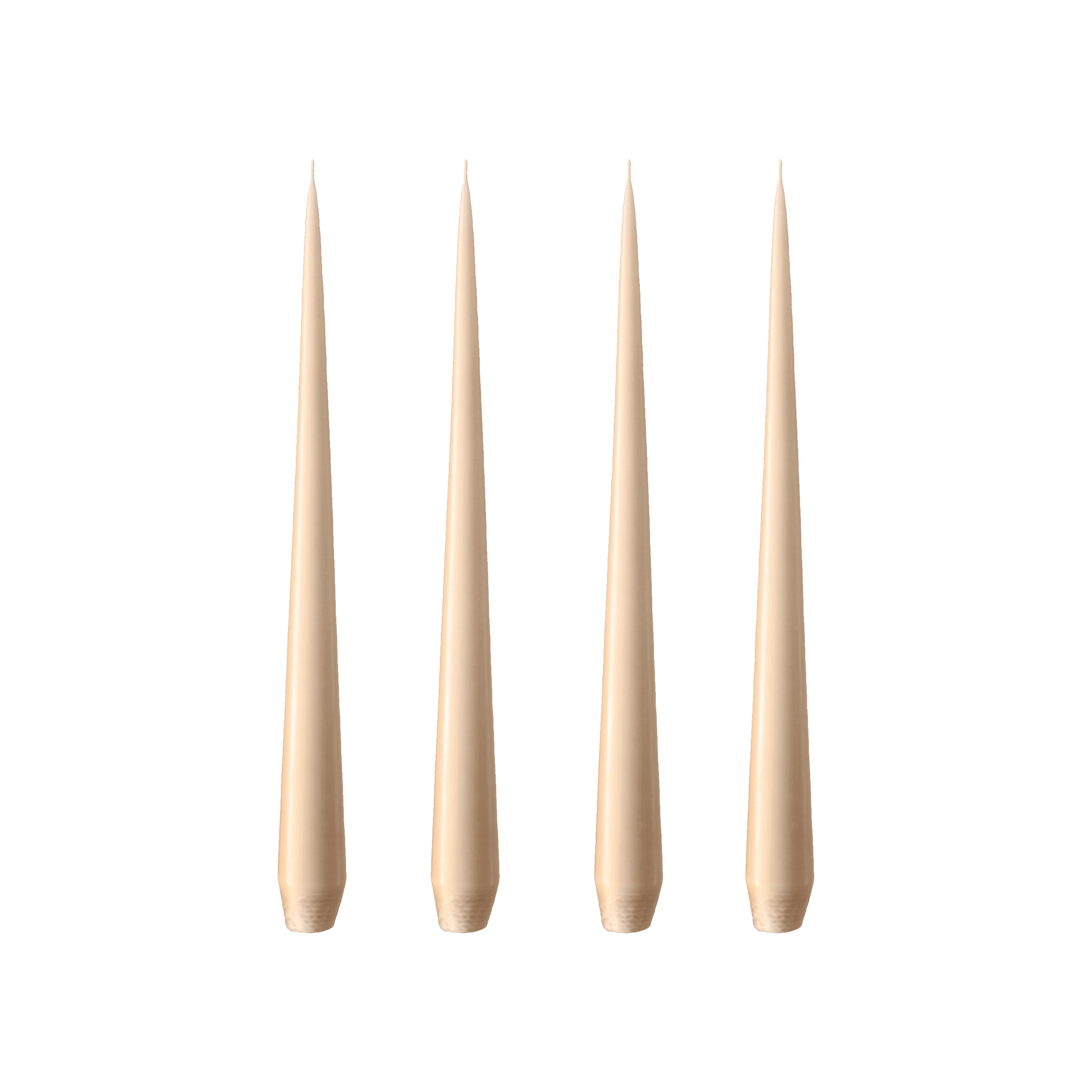 Taper kaars 4 stuks Ivory Ester & Eric kaarsen crème beige zand deco decoratie