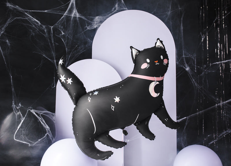 folieballon kat feest deco decoratie halloween dieren ballon folieballon