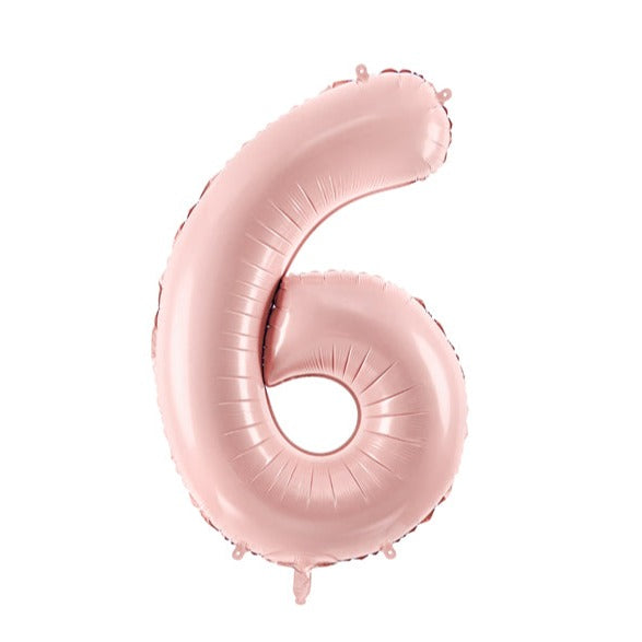 folieballon cijfer nummer feest deco decoratie verjaardag leeftijd roze