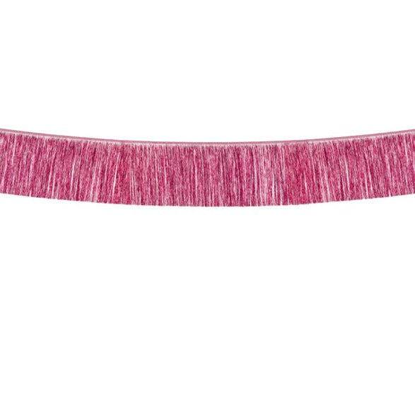 fringe slinger roze feest deco decoratie verjaardag