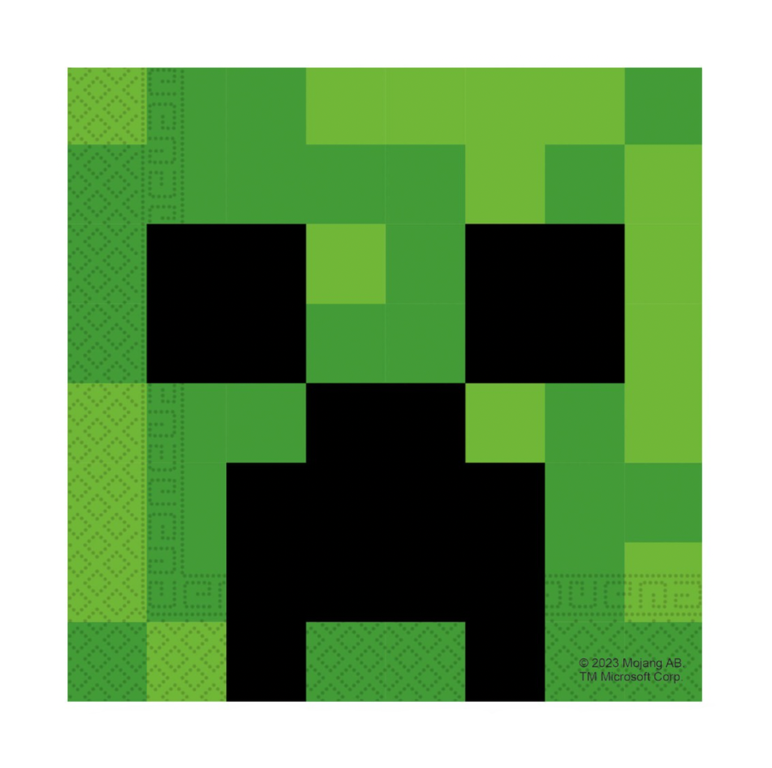 Minecraft servetten feestversiering decoratie deco verjaardag