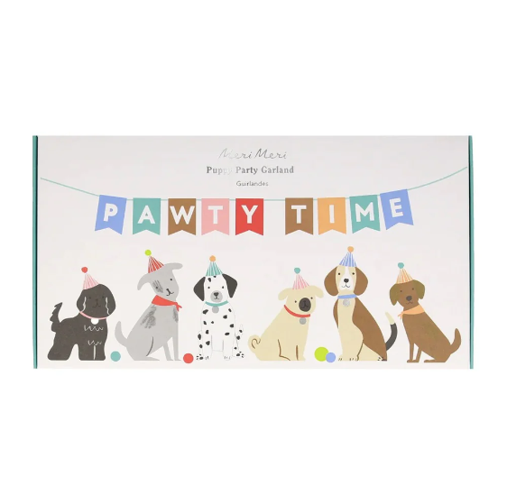 Puppy slinger hond party garland Meri Meri Feest decoratie verjaardag