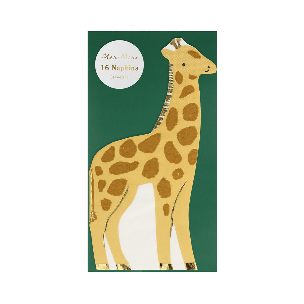 Giraf servetten - 16 stuks