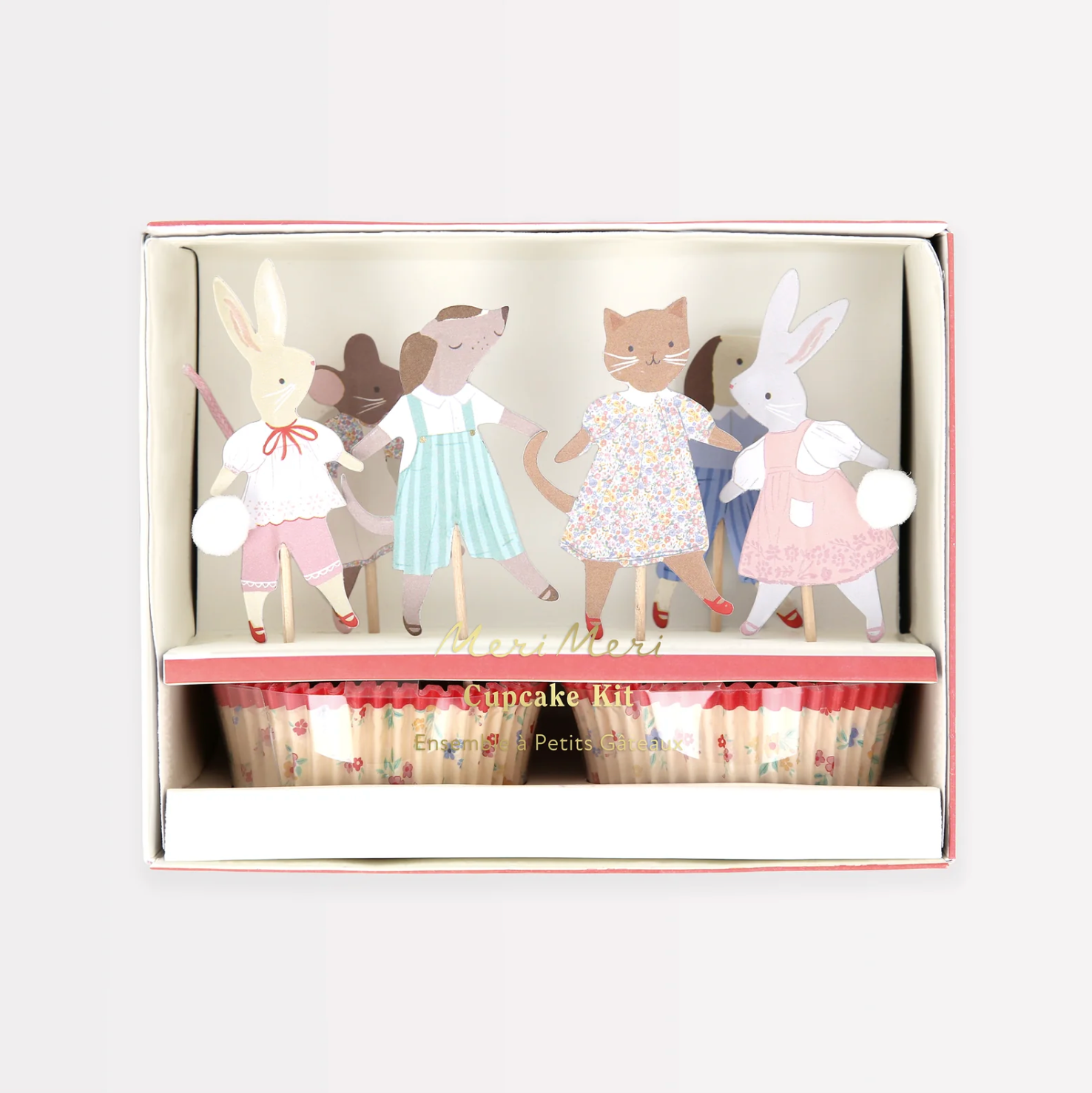 Cupcake kit Animal Friends - 24 stuks