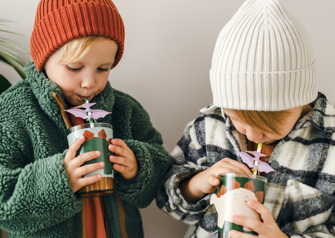 Rietjes dino's - 6stuks