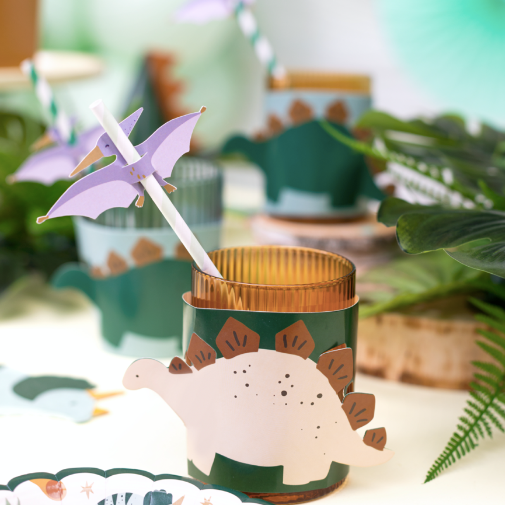 rietjes dino dinosaurussen feest deco decioratie verjaardag