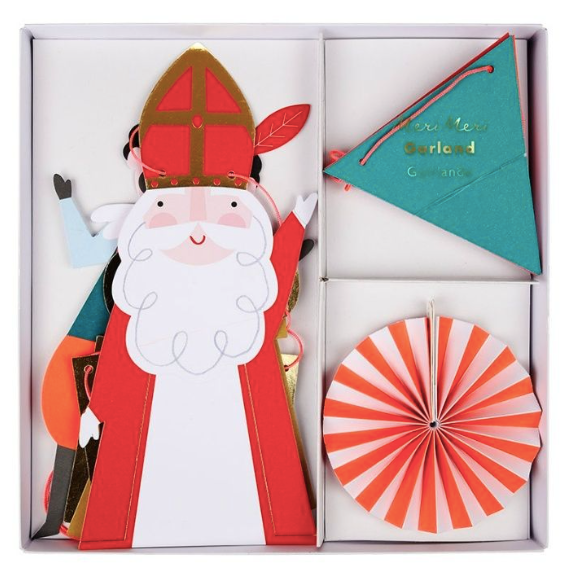 Slinger sinterklaas sint en piet pieten feest decoratie