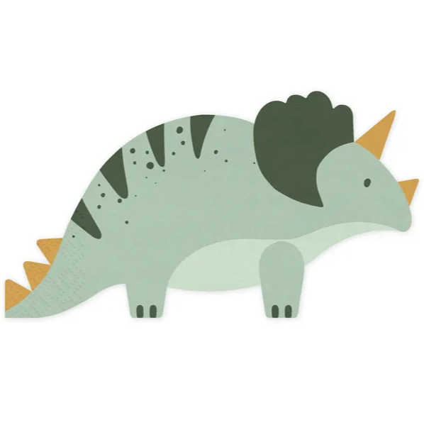 Stegosaurus dino dinosaurus feest servetten deco