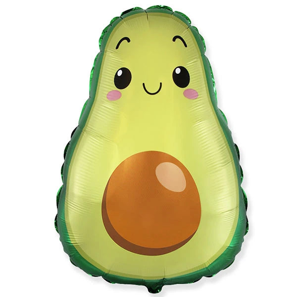 avocado folieballon groenten fruit feest deco decoratie verjaardag ballon groen bruin