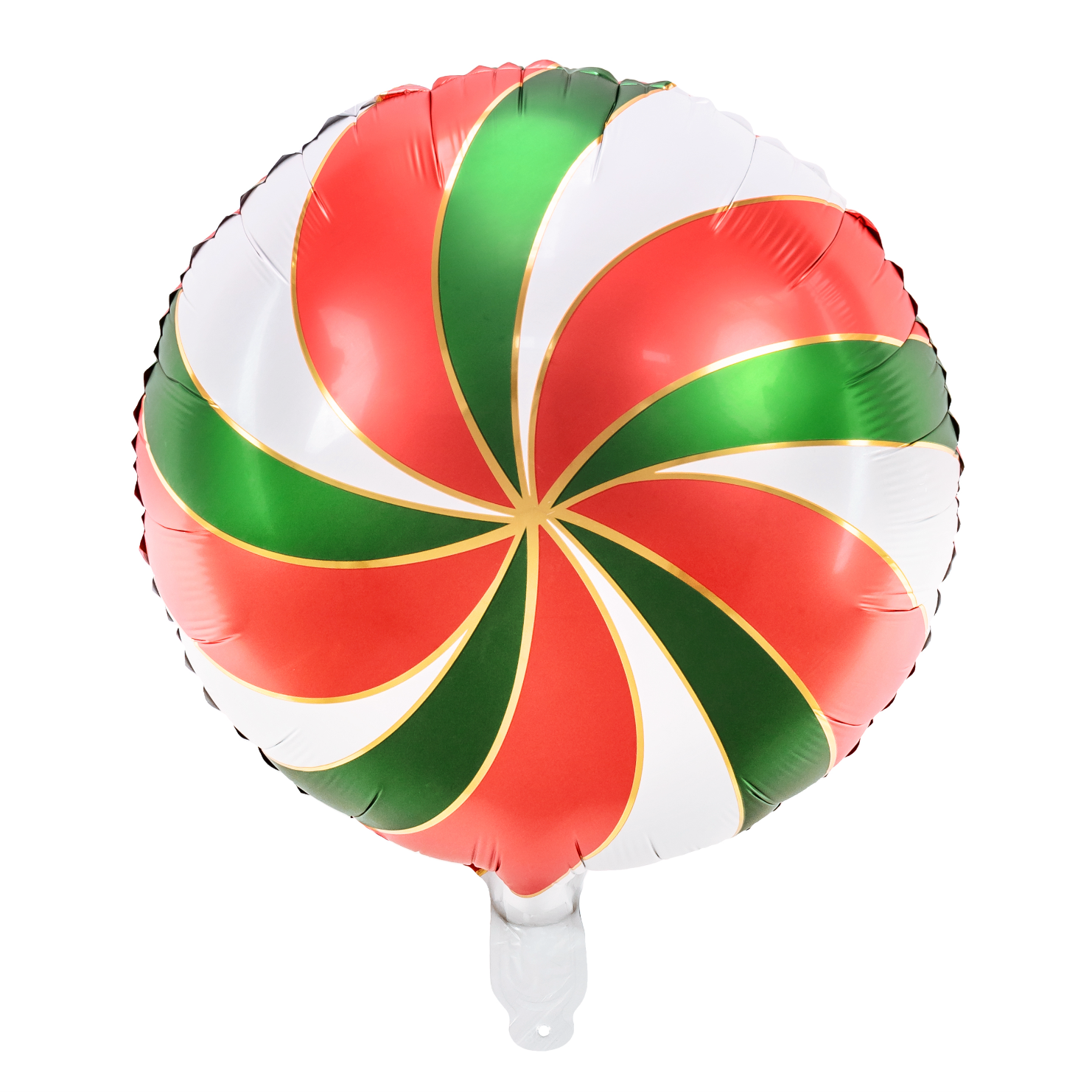ballon snoep folieballon goud wit groen rood kerst kerstmis versiering