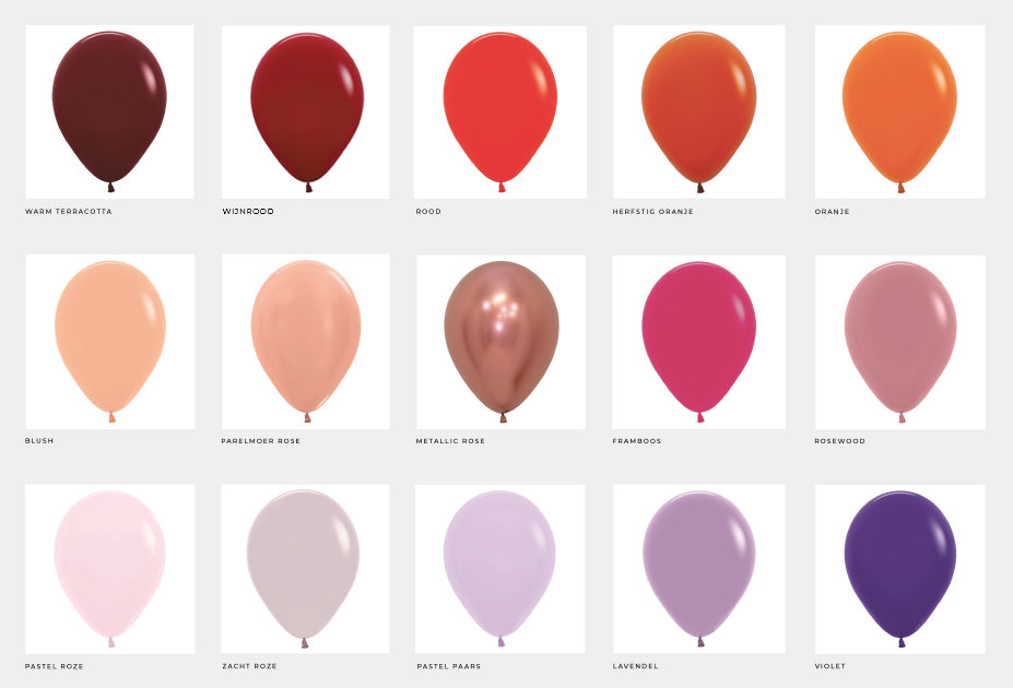 ballonnen ballon kleuren deco decoratie DIY doe het zelf ballonslinger ballonnenboog eigen kleuren kies zelf studio viertien 6