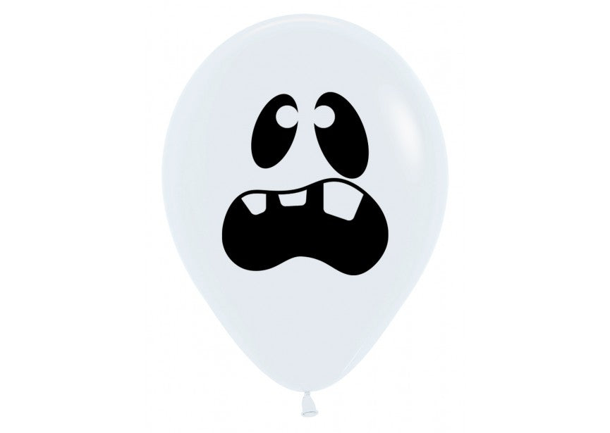 4 verschillende geest / spookjes ballonnen - 4 stuks