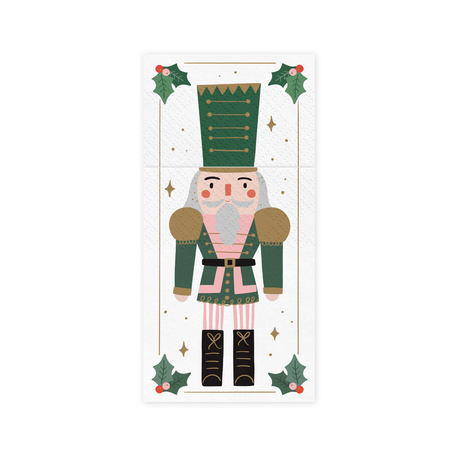 bestekzakje notenkraker kerst tafel feest deco decoratie feestversiering