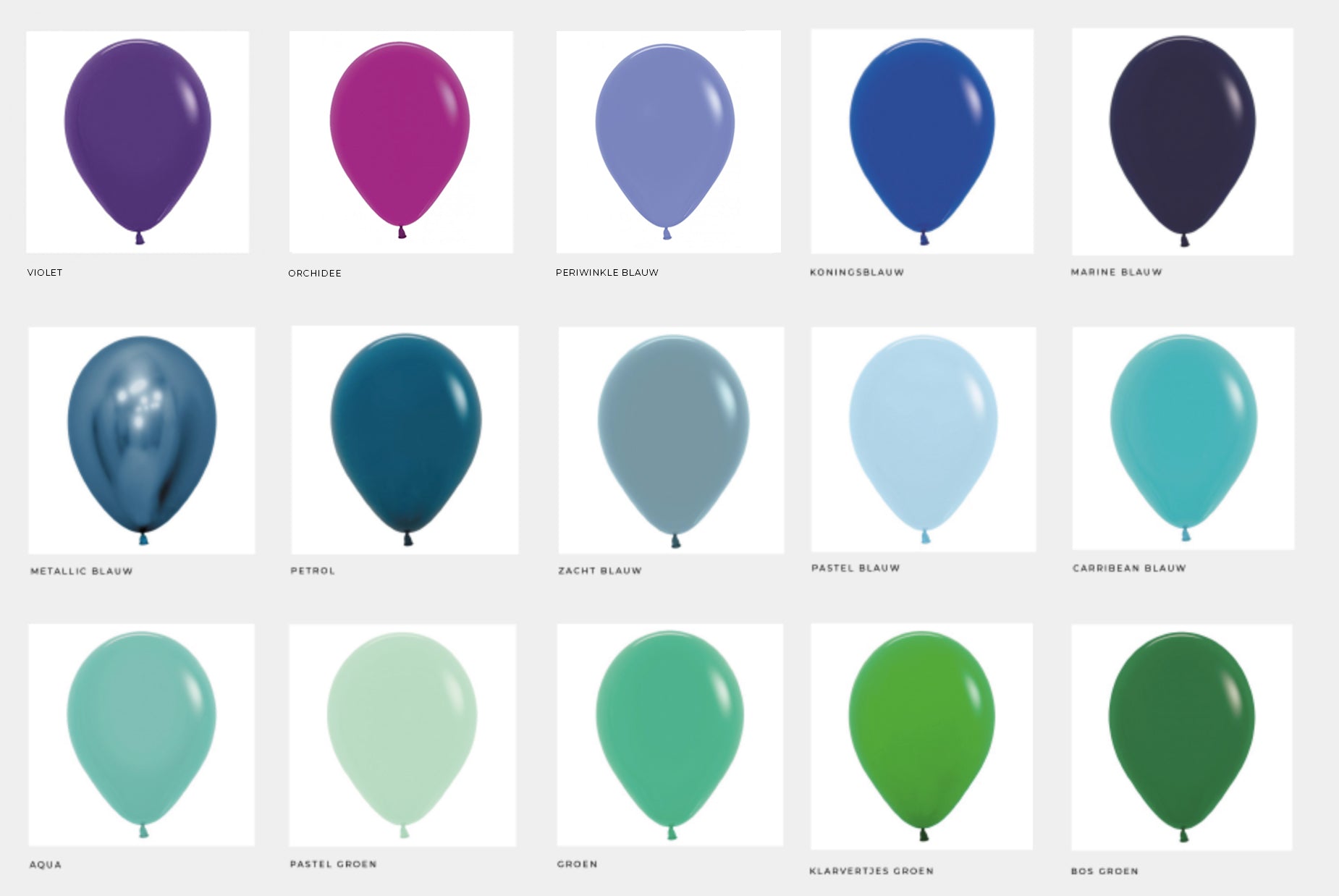 Mini ballonslinger taarttopper met zelf samengesteld kleurenpallet