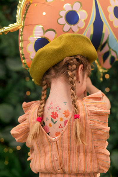 bloemen tattoos verkleden feest deco decortie