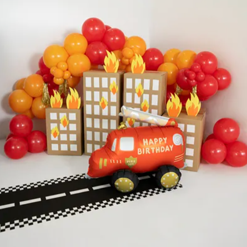 brandweerauto brandweerwagen feest deco verjaardag folieballon