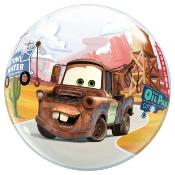 cars bubble ballon Lightning McQueen Mater Disney feest deco decoratie verjaardag