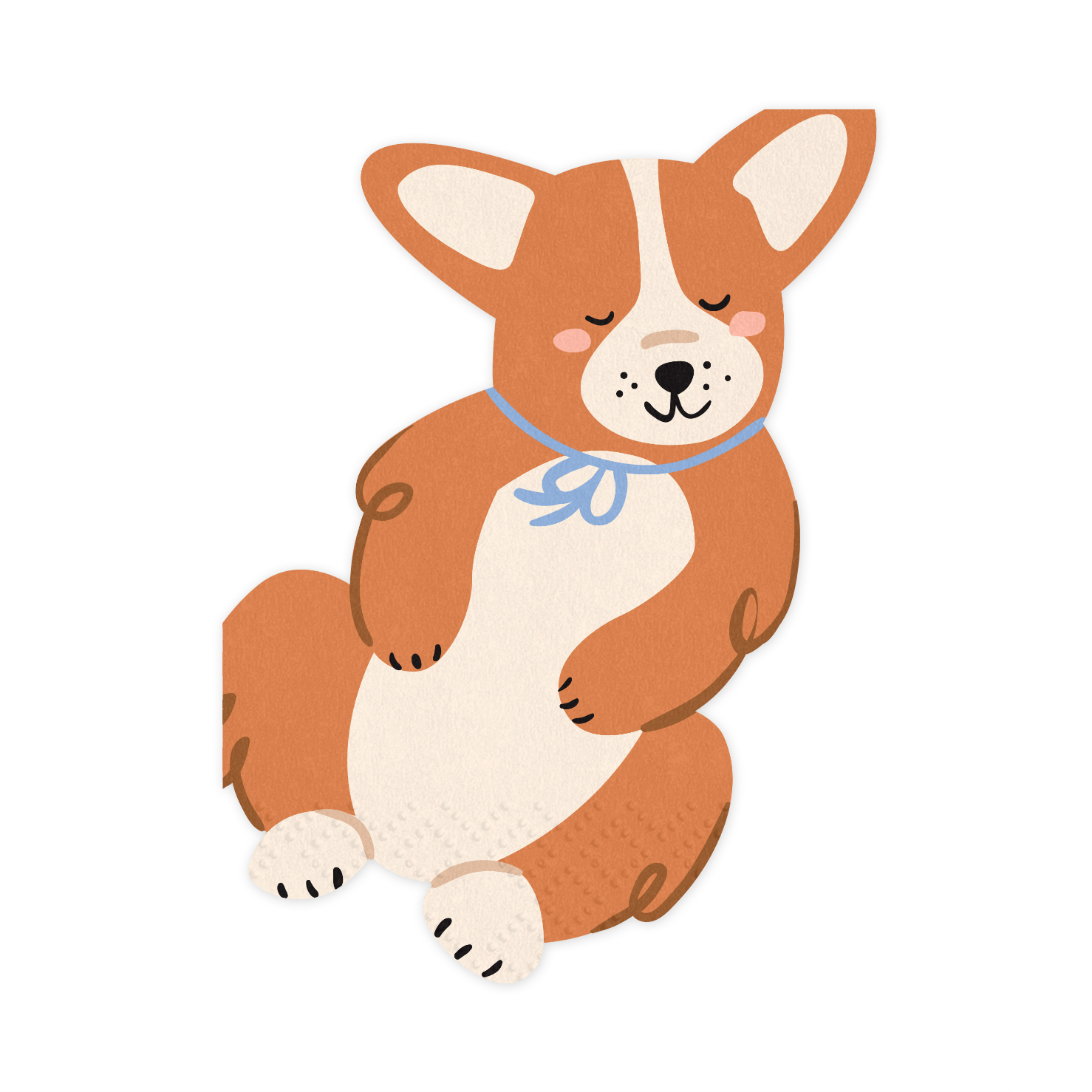 corgi puppy hond feest servetten decoratie verjjaardag
