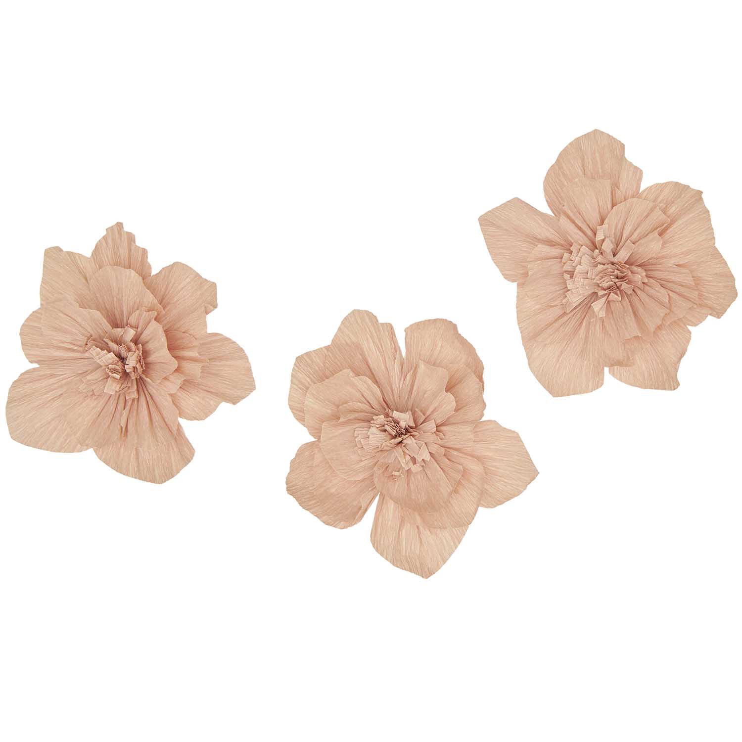 crepe papieren bloemen terracotta bloesem feest decoratie kinderkamer
