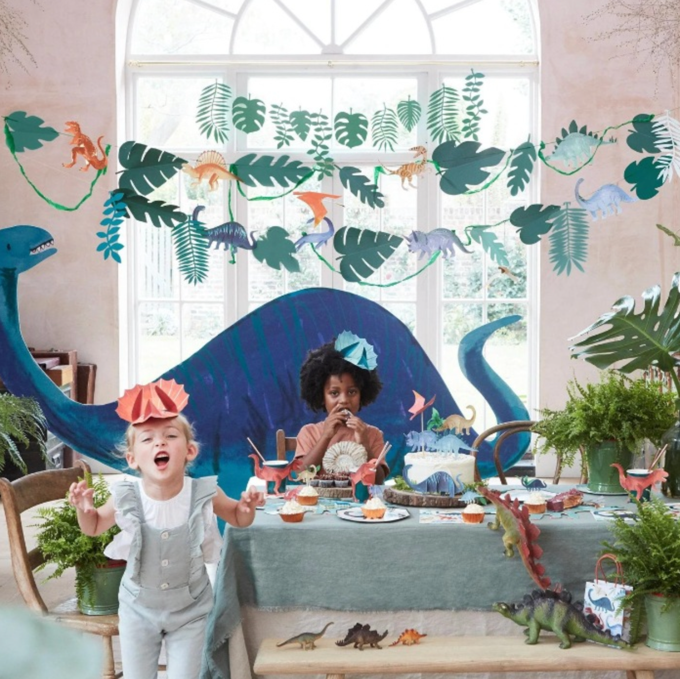 cupcake kit dino dinosaurus feest deco decoratie verjaardag