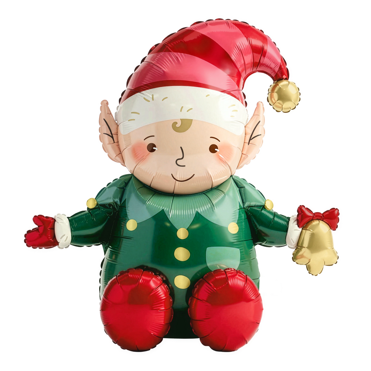 elfje kerstelfje ballon folieballon feest deco decoratie kerst kerstmis