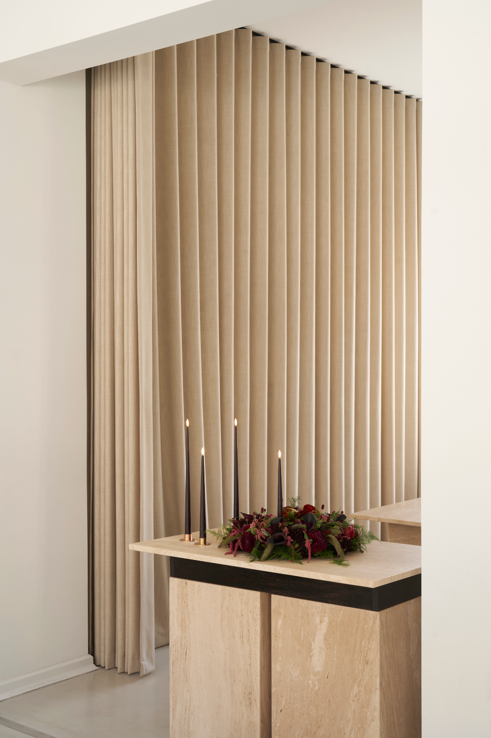 espresso ester & erik taper kaarsen 30cm herfst winter kerst deco decoratie bruin