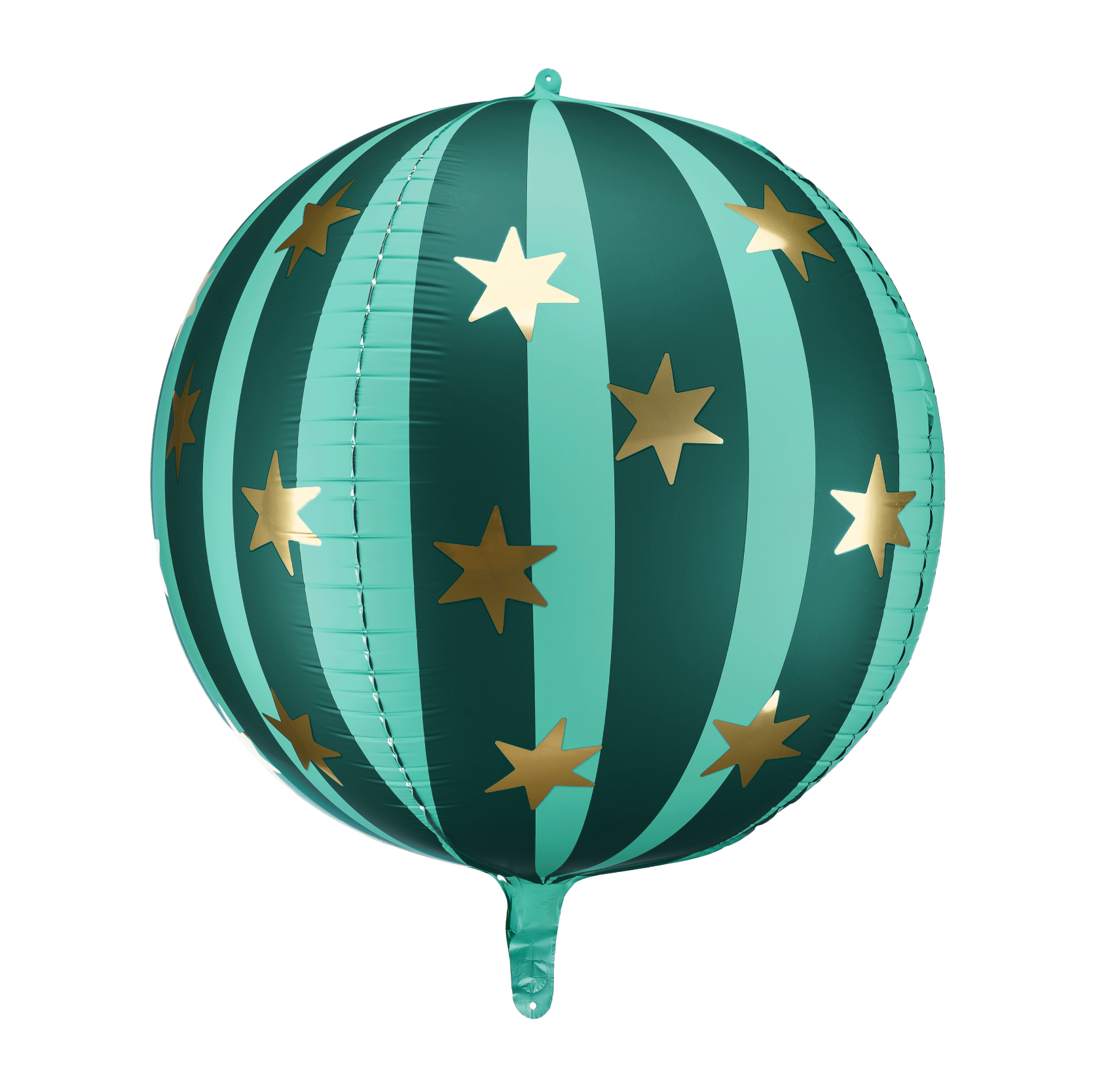 folieballon groen bal sterren feest deco decoratie circus feest magie verjaardag thema