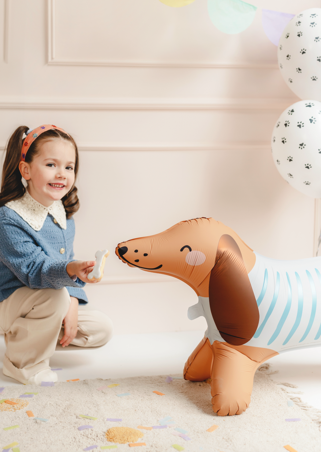 folieballon hond dachshund teckel puppy feest deco decoratie verjaardag ballon