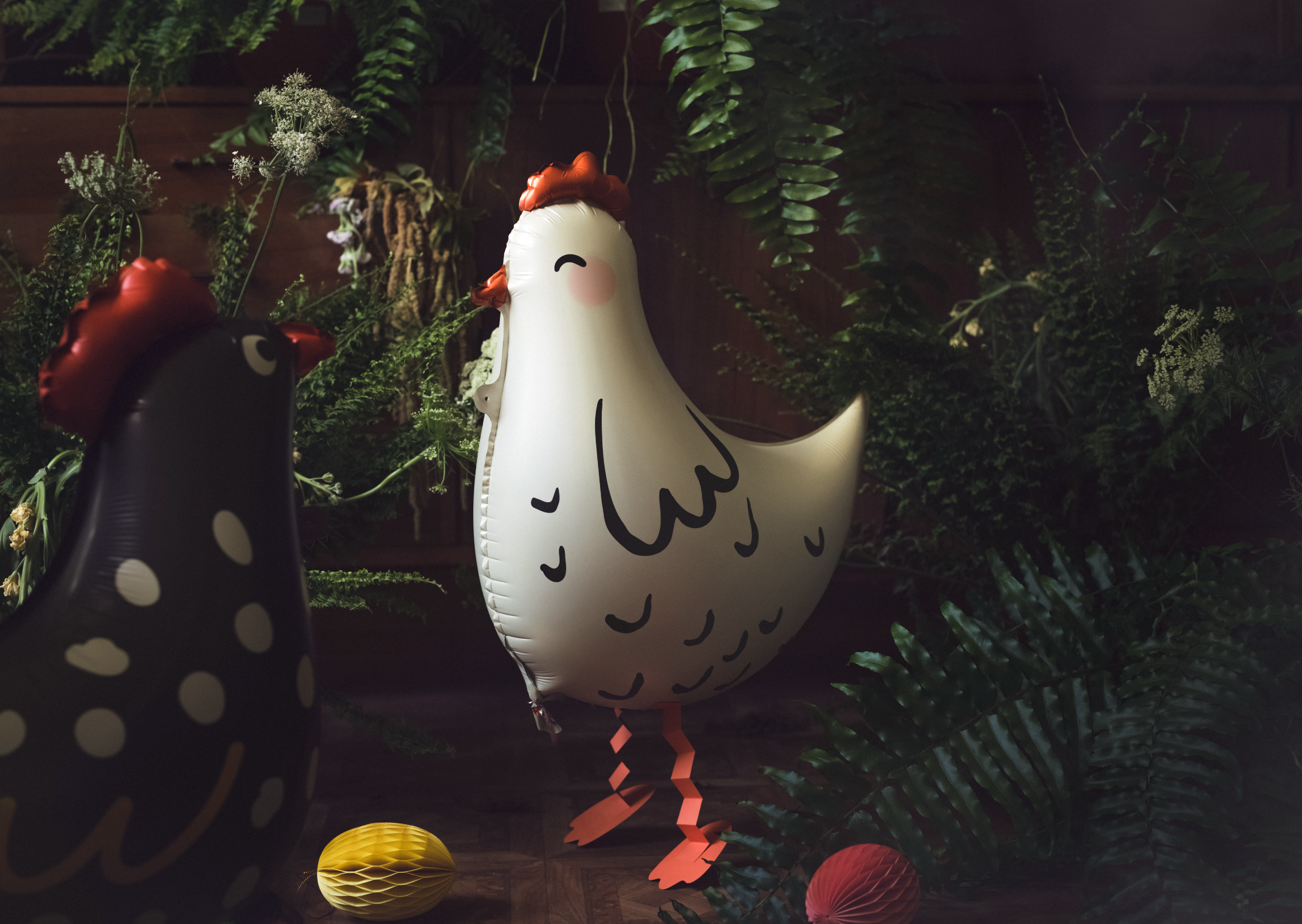 folieballon kip feest boerderij pasen ballon deco decoratie verjaardag