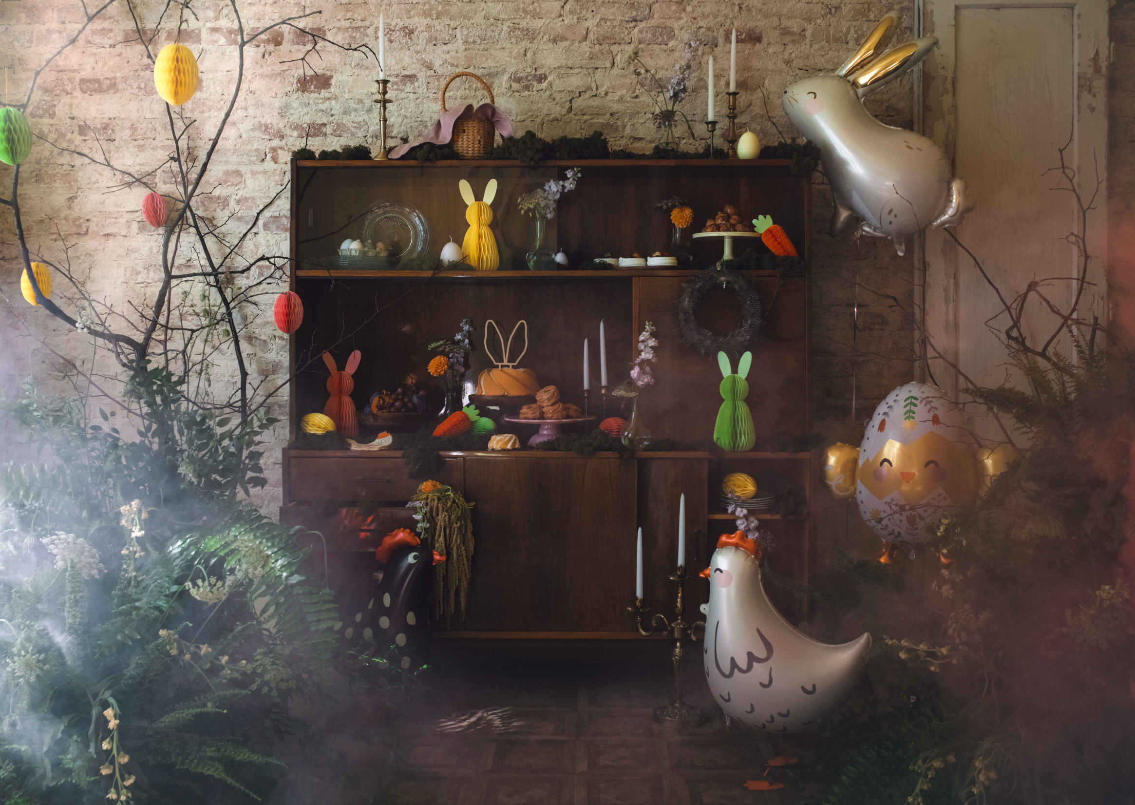 folieballon kip feest boerderij pasen ballon deco decoratie verjaardag