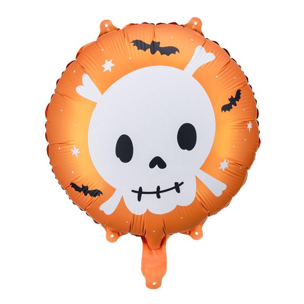 folieballon schedel vleermuizen halloween feest deco