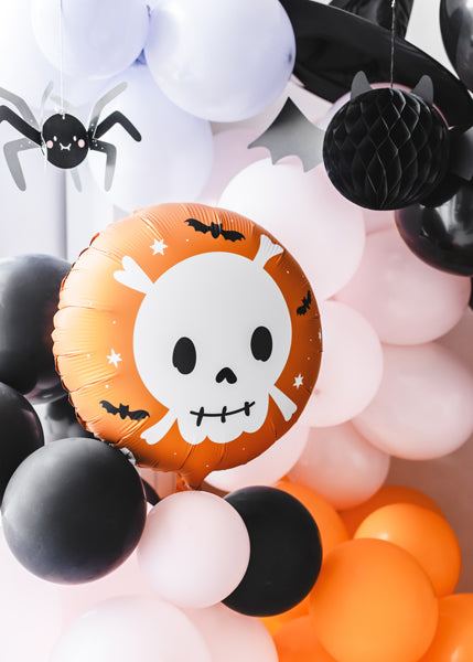 folieballon schedel vleermuizen halloween feest deco