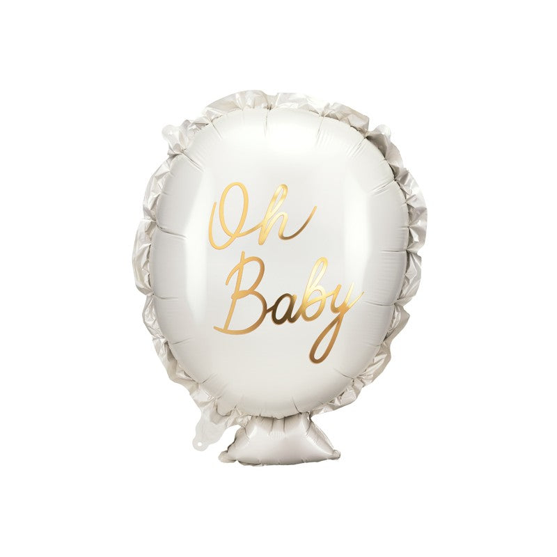 Oh baby ballon Folieballon gender reveal babyborrel babyshower baby feest deco decoratie