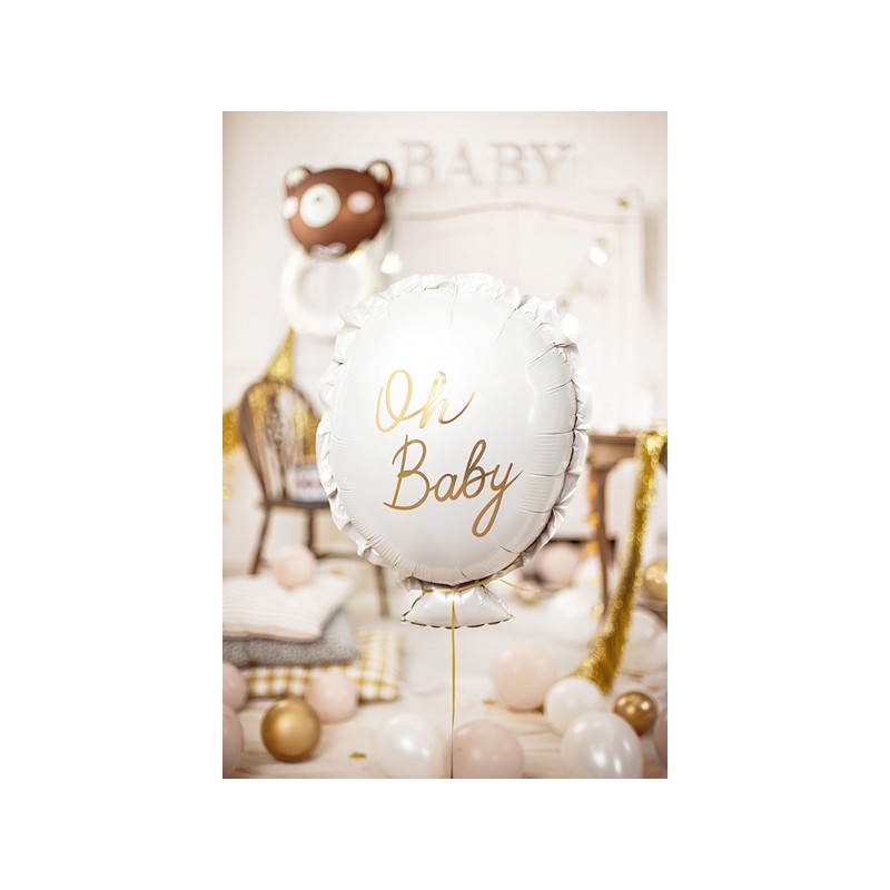 Oh baby ballon Folieballon gender reveal babyborrel babyshower baby feest deco decoratie