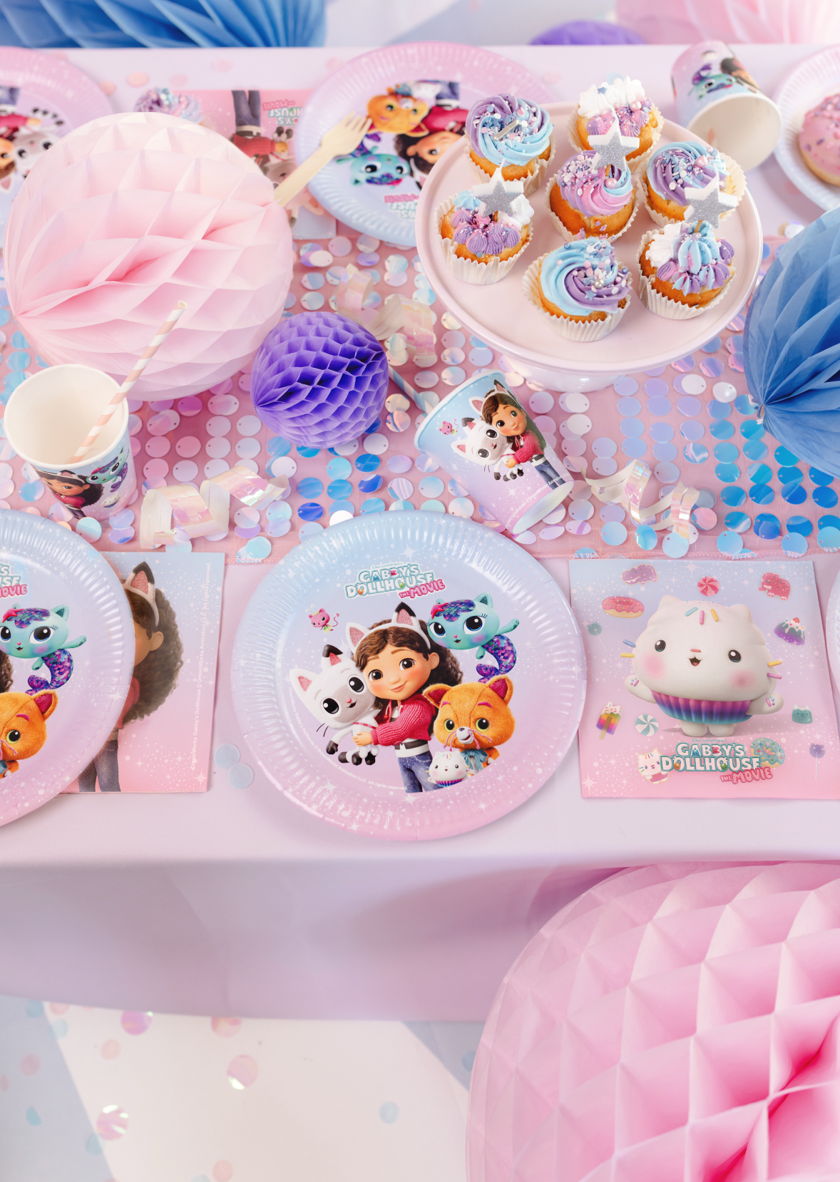 gabby's dollhouse poppenhuis feest servetten verjaardag deco decoratie
