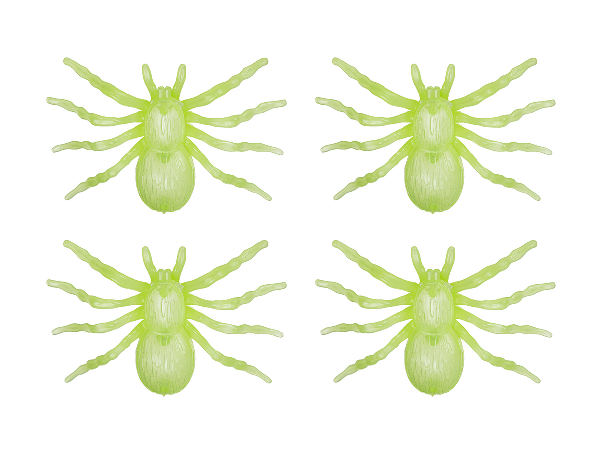 glow in the dark spinnen halloween