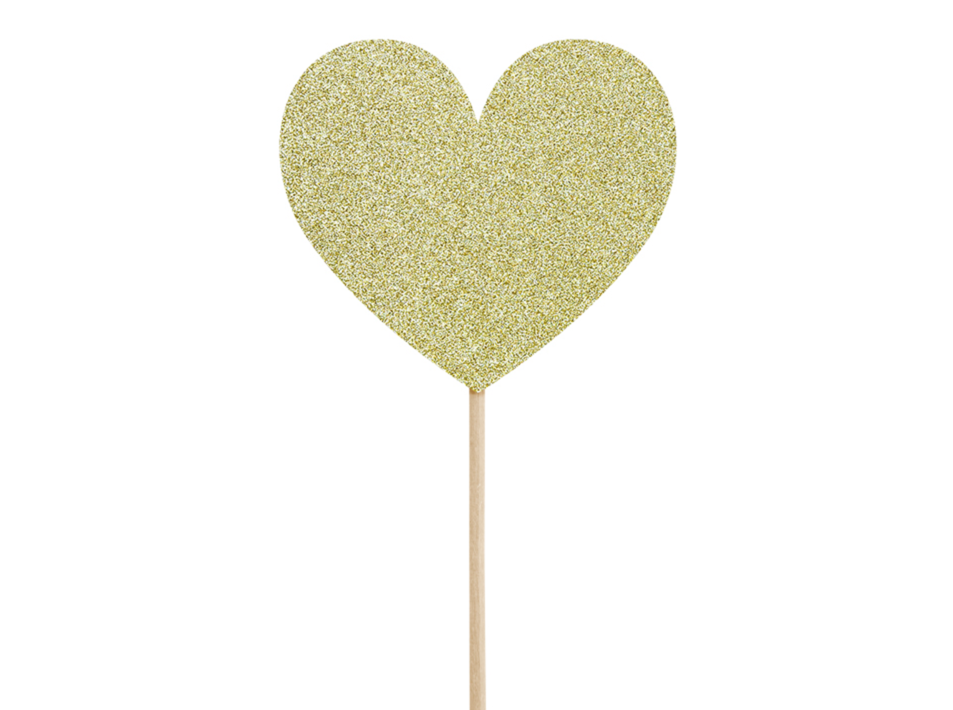 gouden glitter hartjes caketoppers taarttopper liefde valentijn feest deco decoratie verjaardag