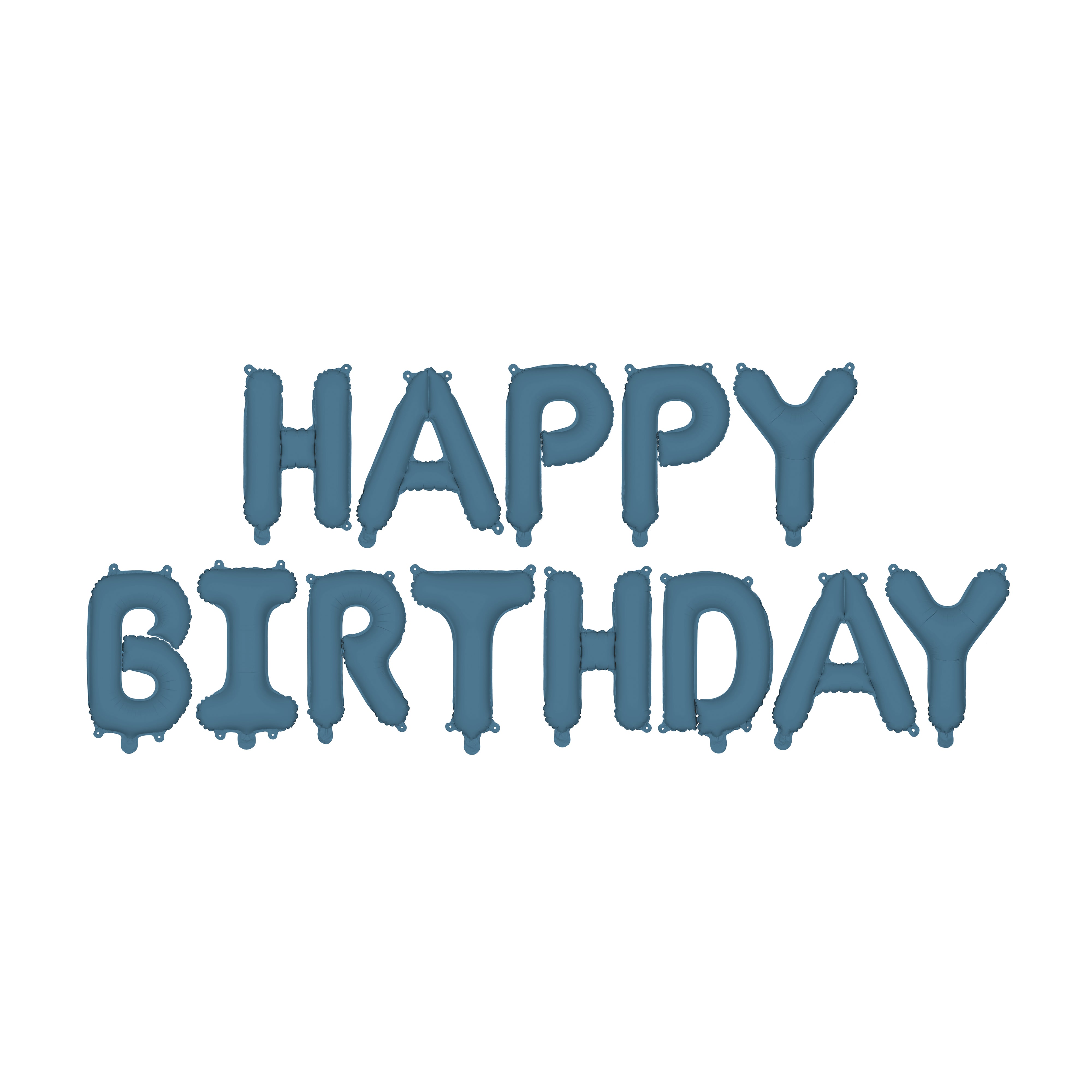 happy birthday blauw warm dusty verjaardag feest deco decoratie